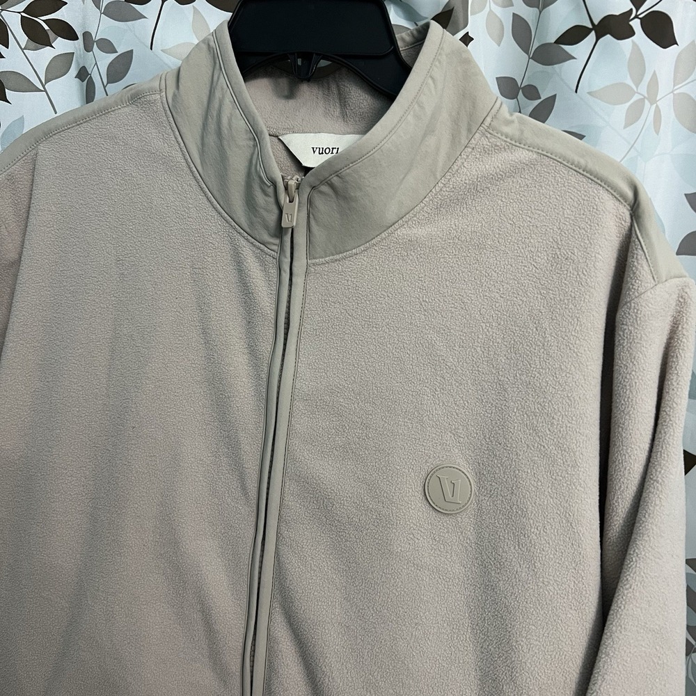 VUORI Aspen Full Zip Jacket TOAST V583 $168 Size XL